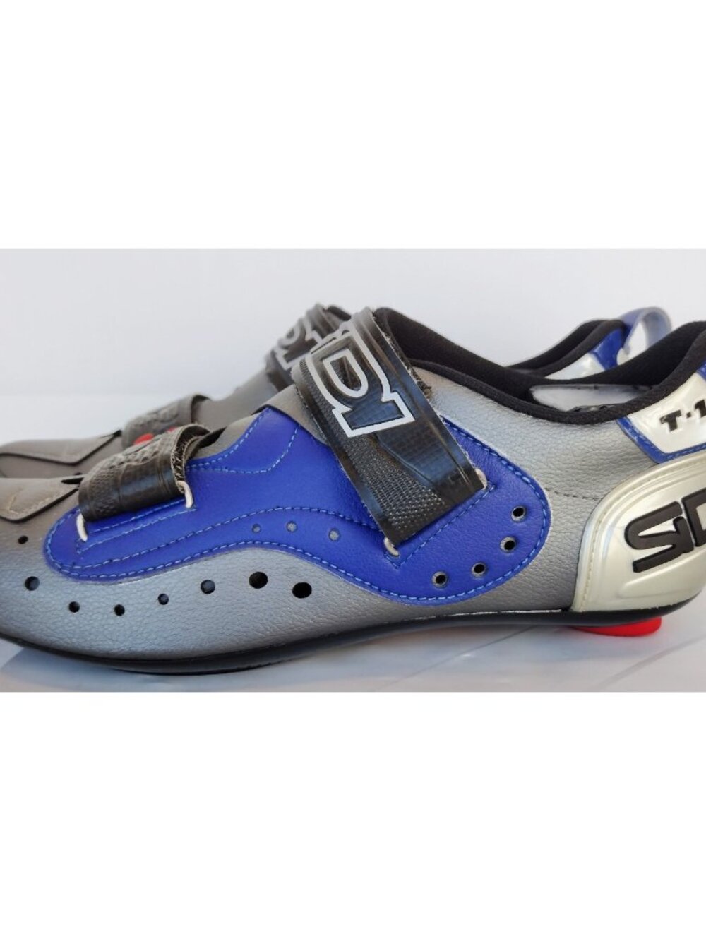 Sidi T-1 Cycling Shoe Cleat Blue and Gray Men's 9 EUR 42